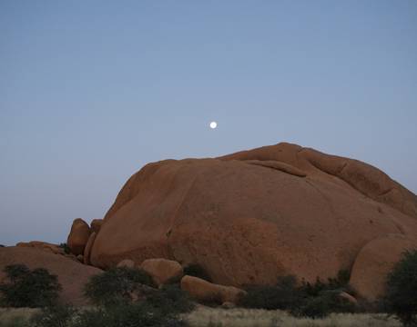 Aften i Spitzkoppe, Namibia africa tours