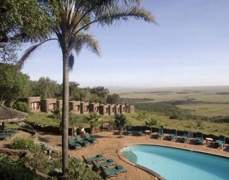 Udsigten ud over Mara Serena Safari Lodge kenya 1 africa tours
