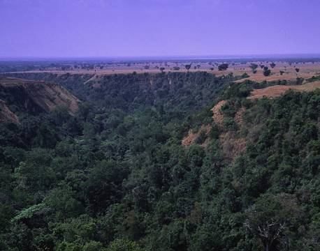 Udsigt over Queen Elizabeth Nationalpark uganda africa tours